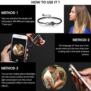 Custom Photo Projection Bracelet