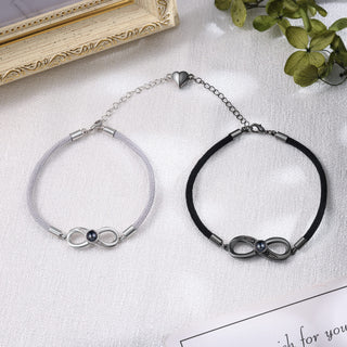 Custom Photo Couple Projection Bracelet