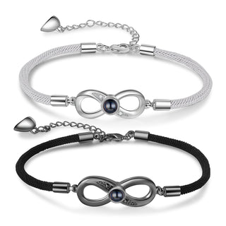 Custom Photo Couple Projection Bracelet