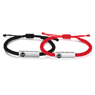 Custom Photo Couple Projection Bracelet
