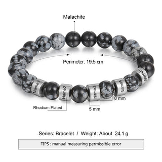 Best Product Engraved Rhodium Plated Bracelet