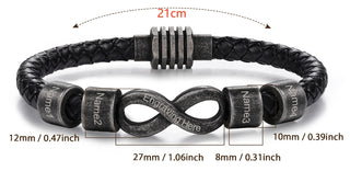 Custom Retro Octagonal Bracelet