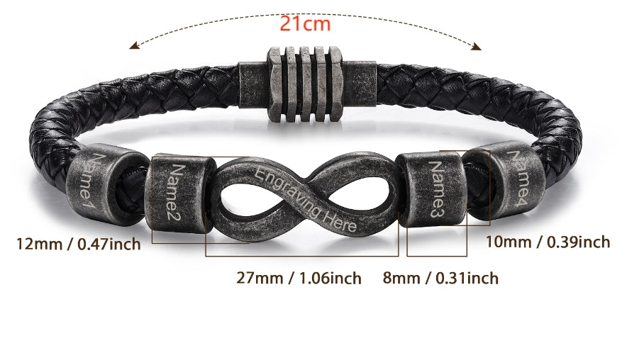 Custom Retro Octagonal Bracelet