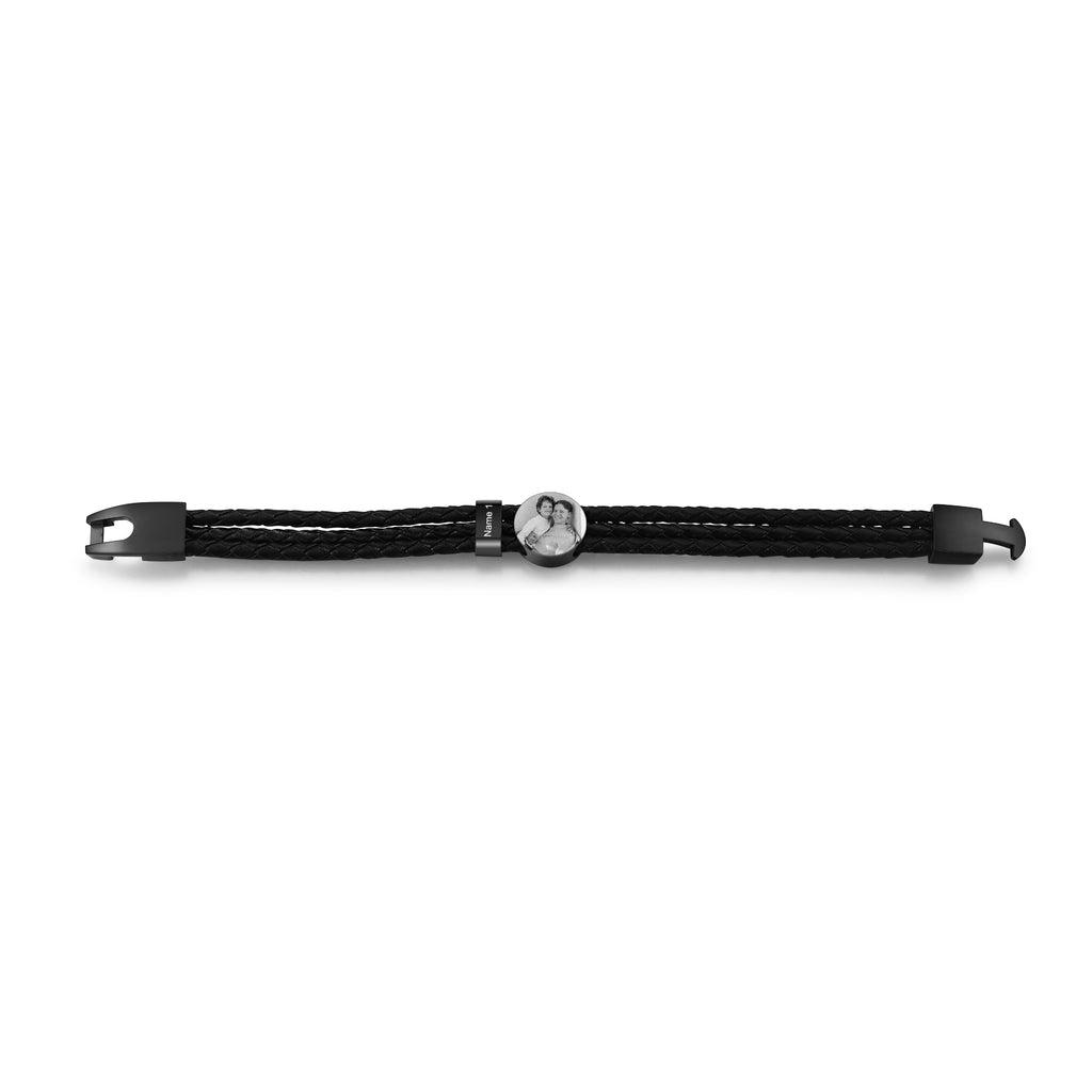 Custom Photo Leather Bracelet