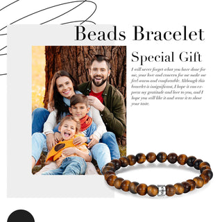 Custom Name Tiger eye stone bracelet