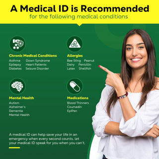 Custom Code Medical Bracelet