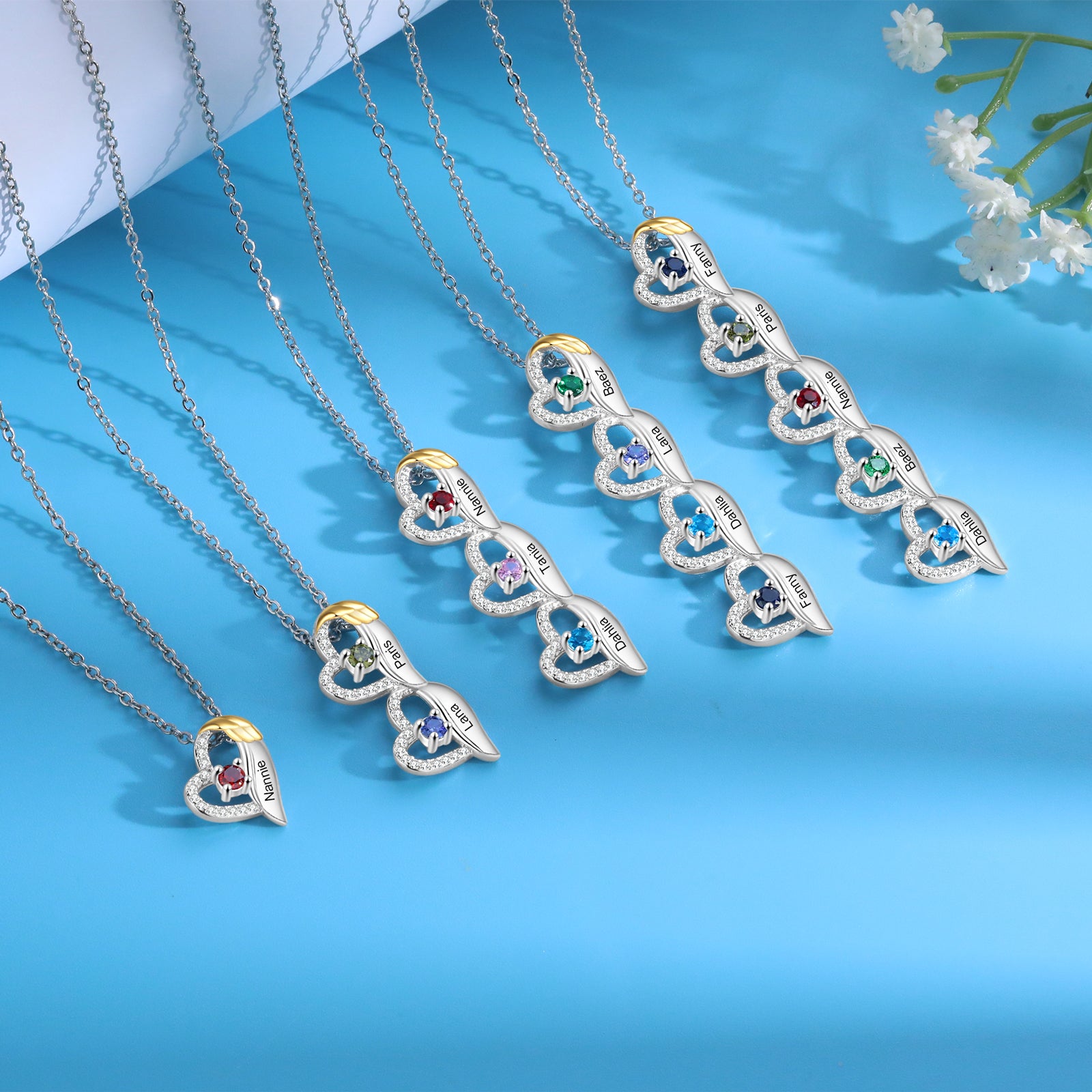 Custom Birthstone Necklace