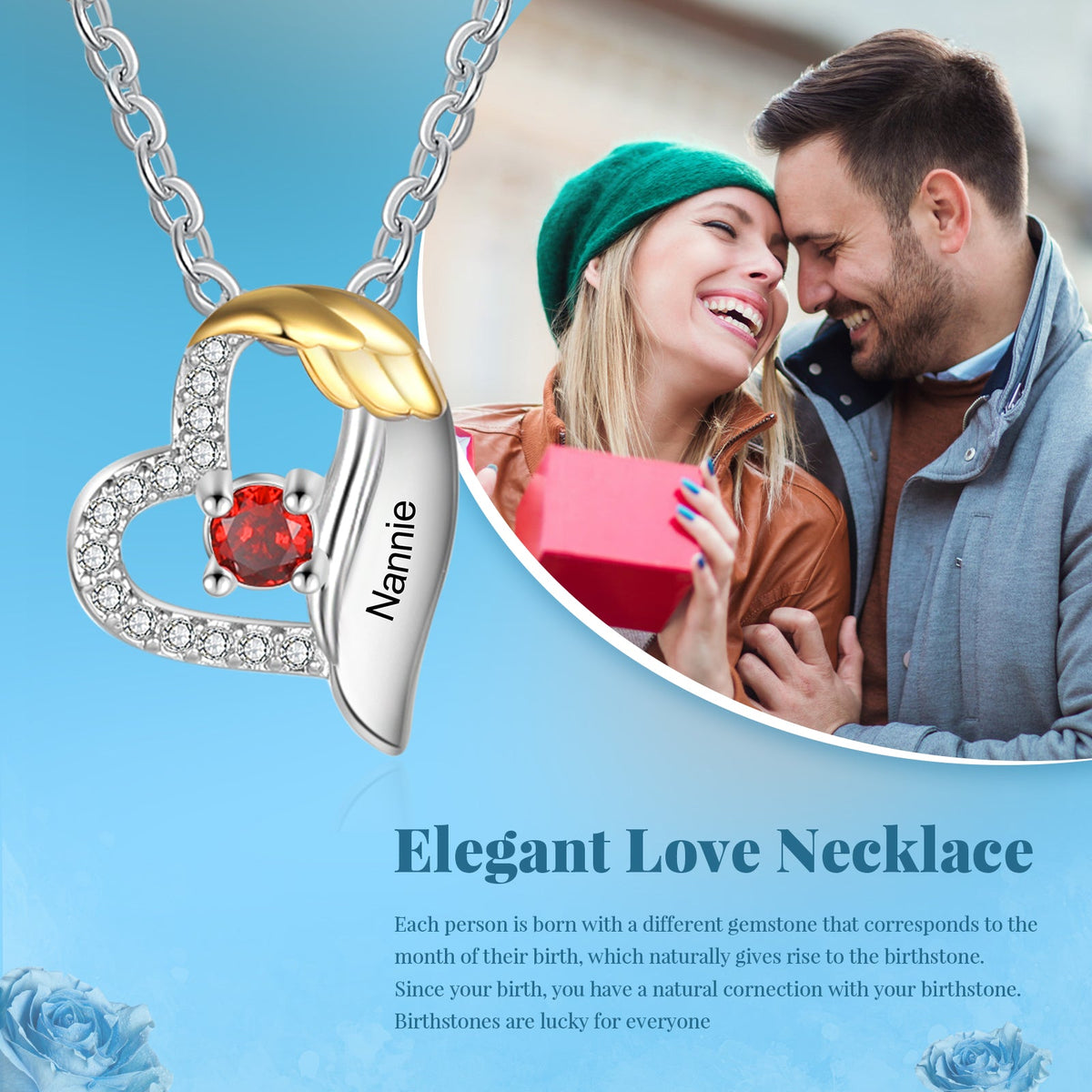Custom Birthstone Necklace
