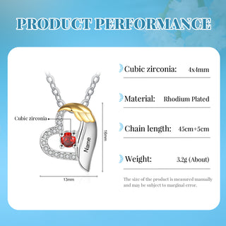 Custom Birthstone Necklace