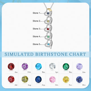 Custom Birthstone Necklace