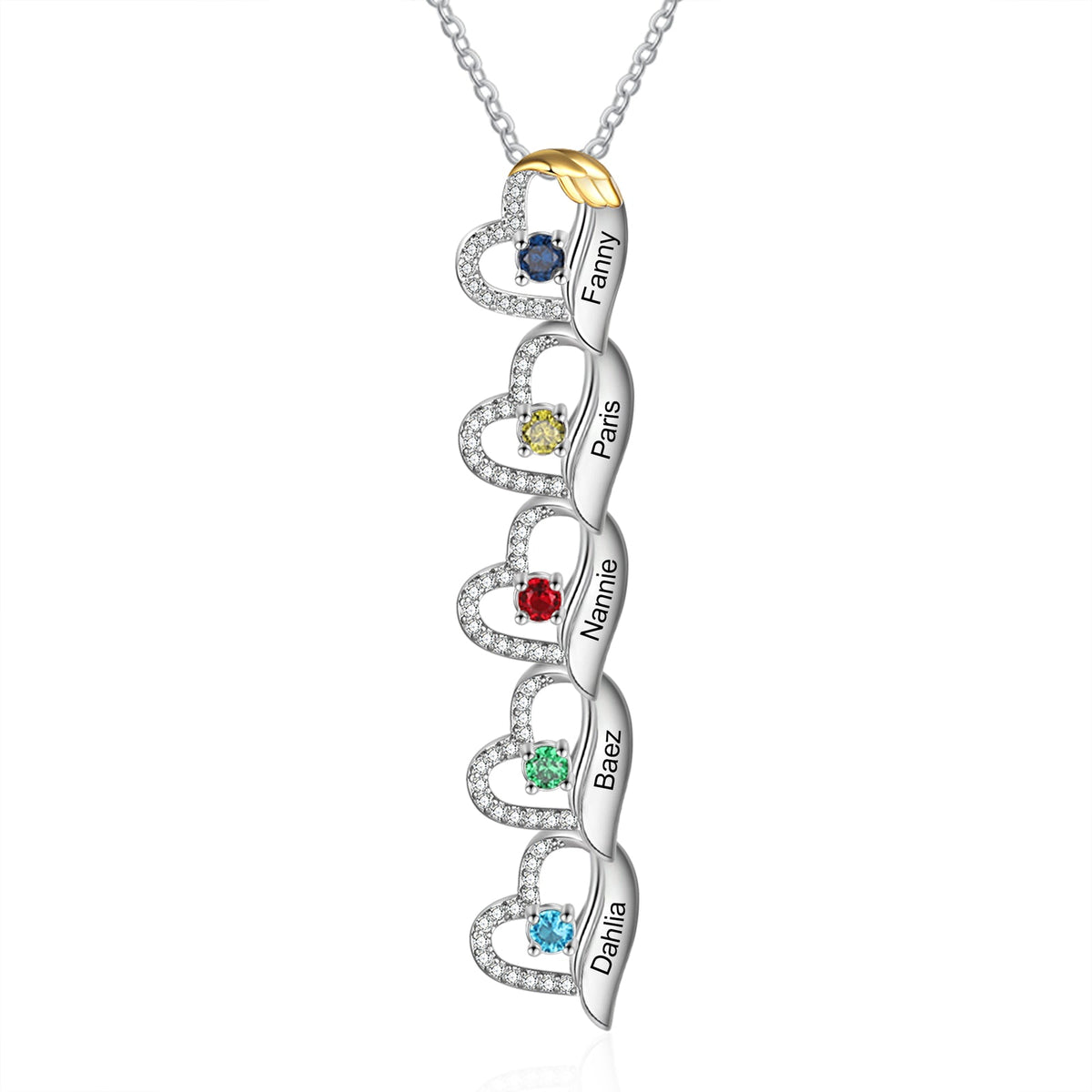 Custom Birthstone Necklace