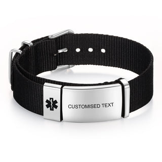 Custom Text Medical Bracelet
