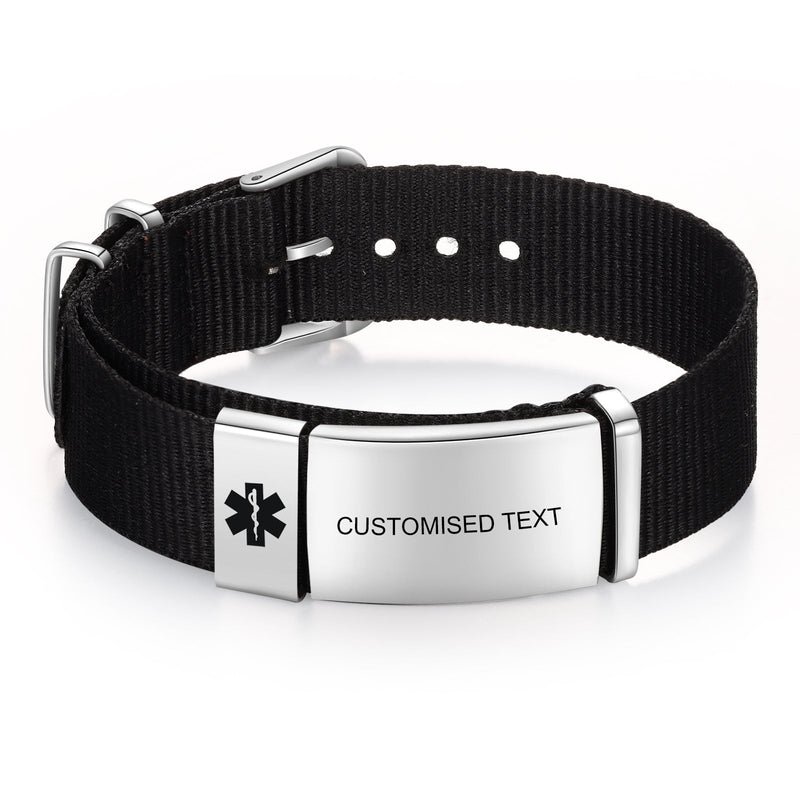 Custom Text Medical Bracelet