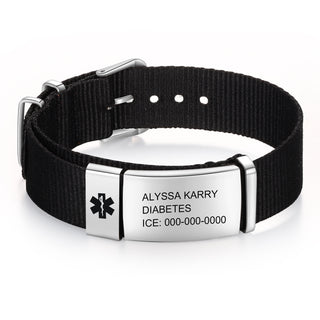 Custom Text Medical Bracelet