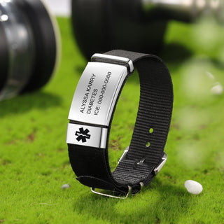 Custom Text Medical Bracelet