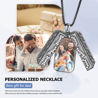Father's day Custom  Photo Necklace