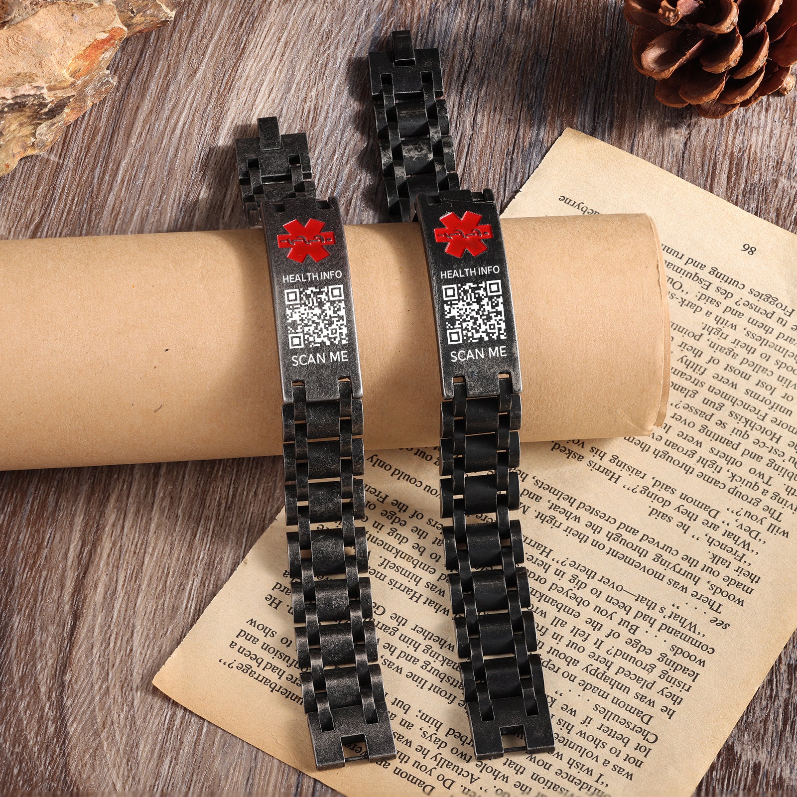 Custom Code Medical Bracelet