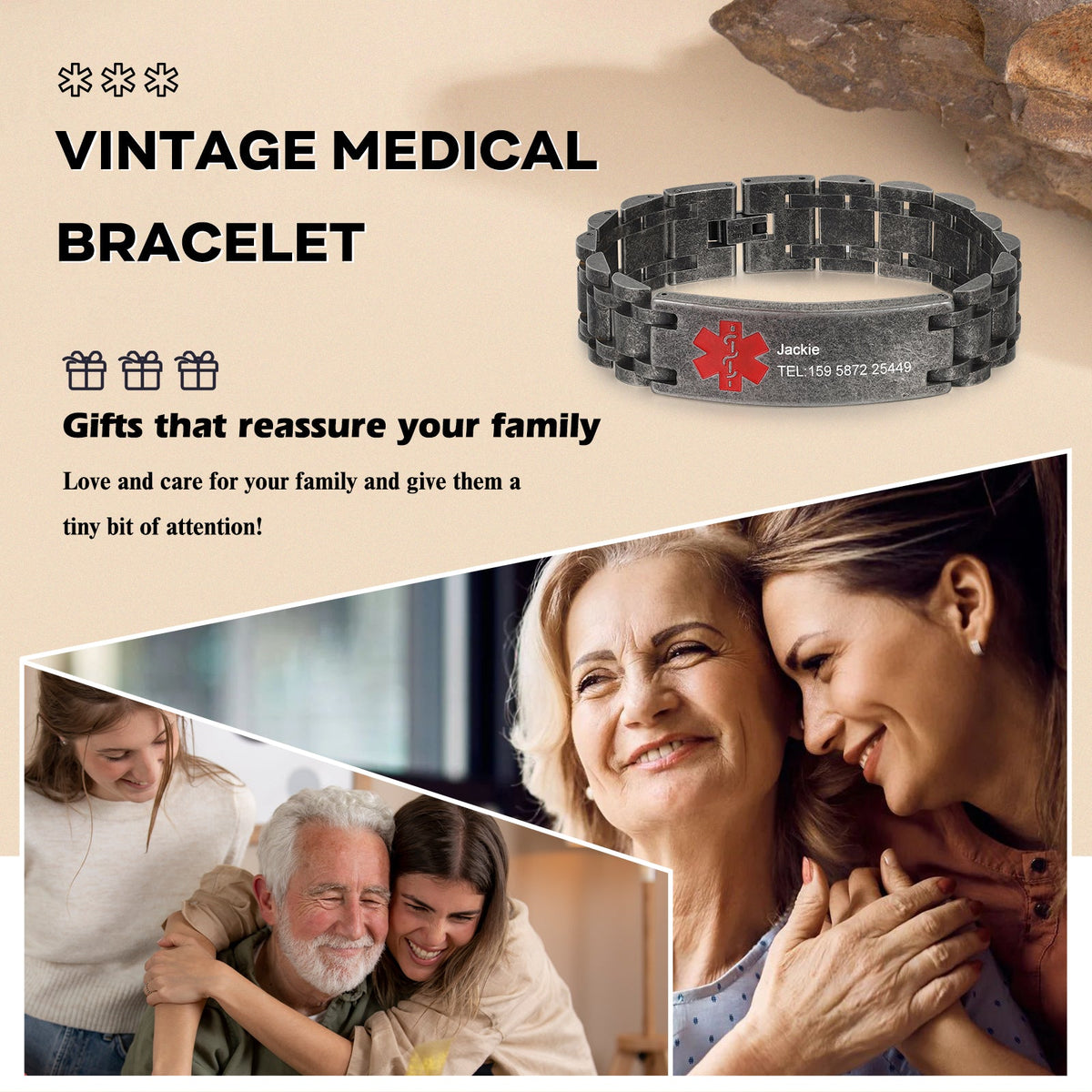 Custom Code Medical Bracelet