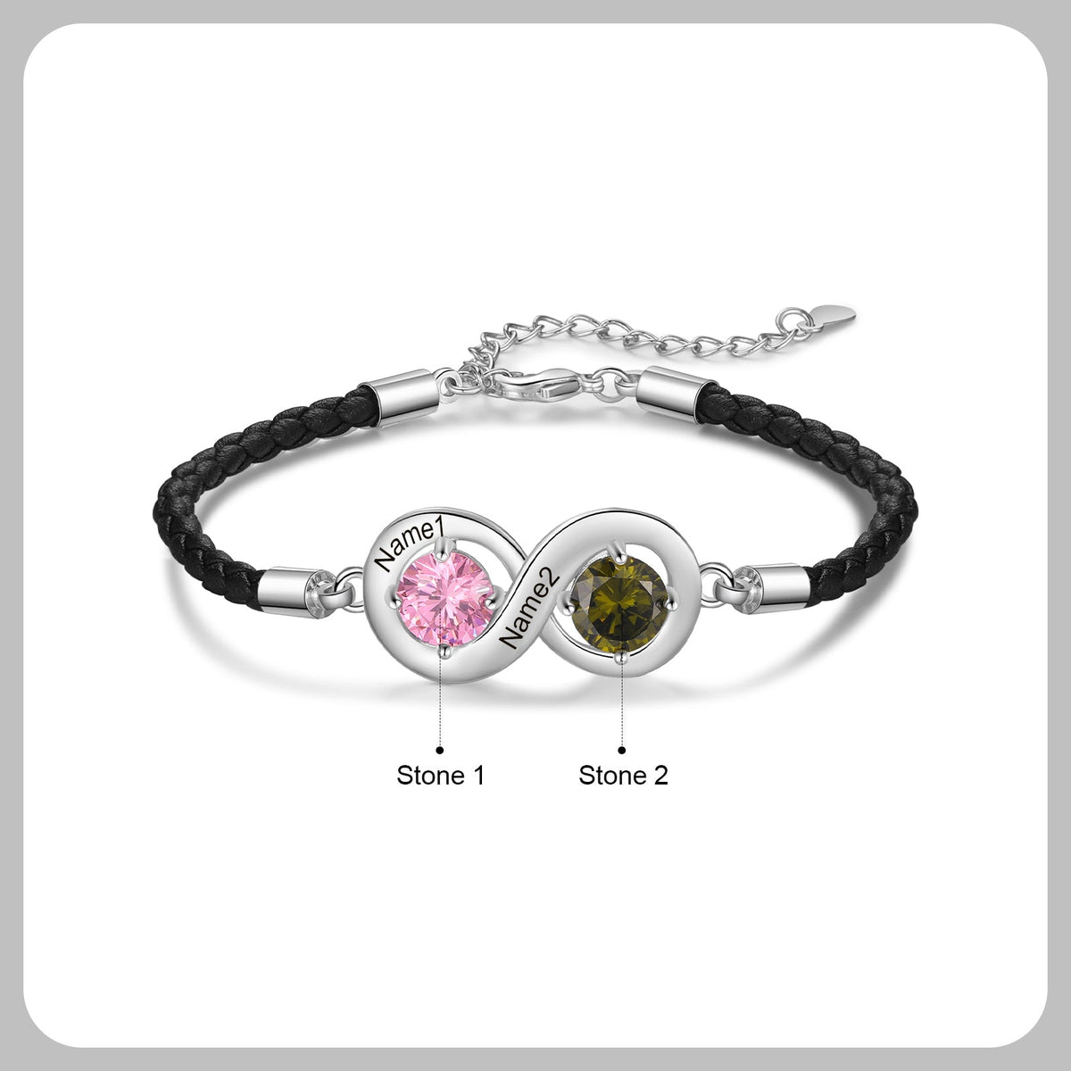 Custom Birthstone Bracelet