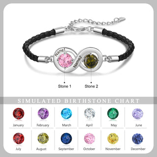 Custom Birthstone Bracelet