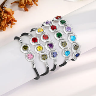 Custom Birthstone Bracelet