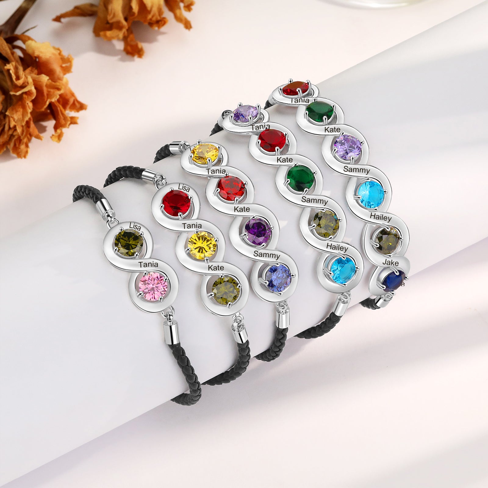 Custom Birthstone Bracelet