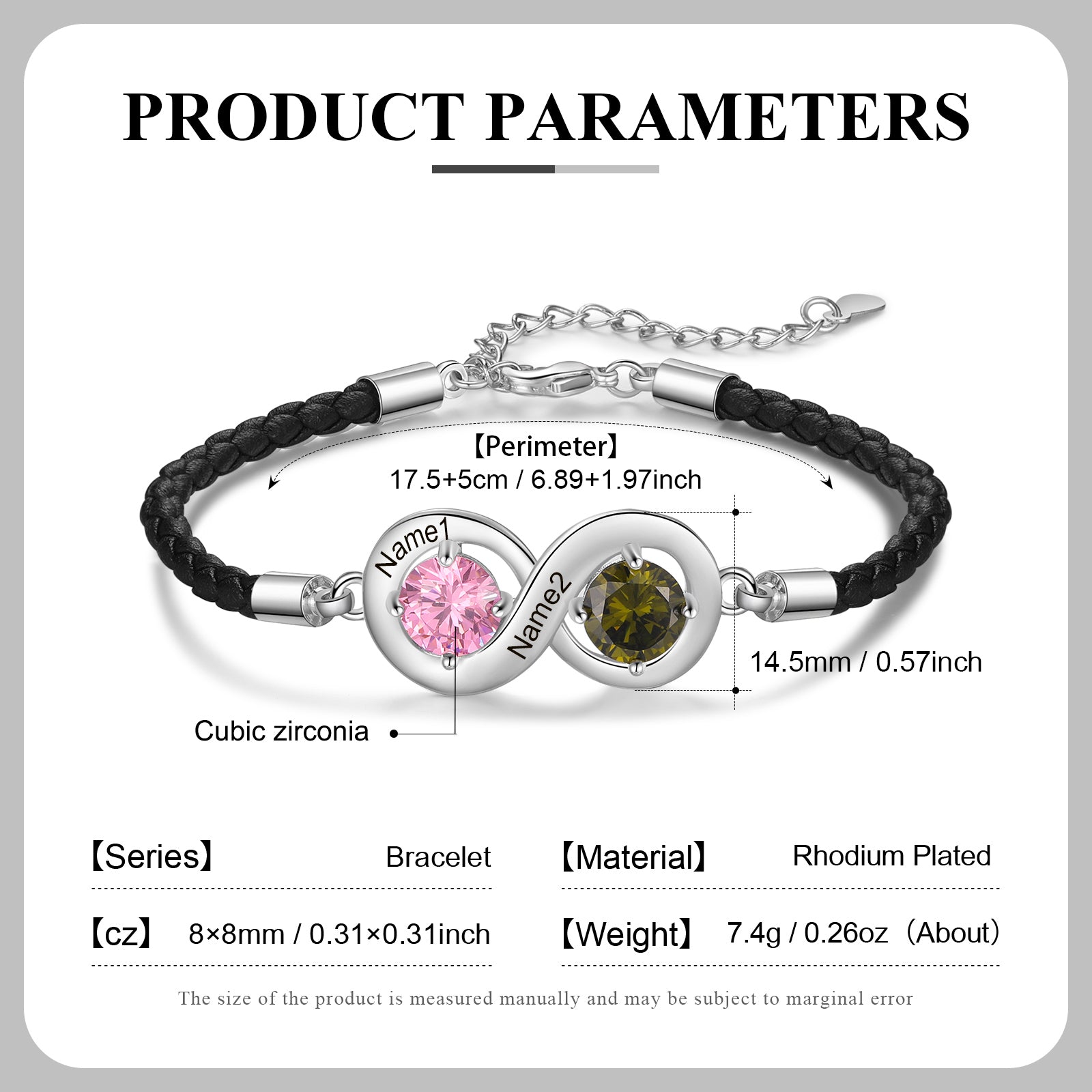 Custom Birthstone Bracelet