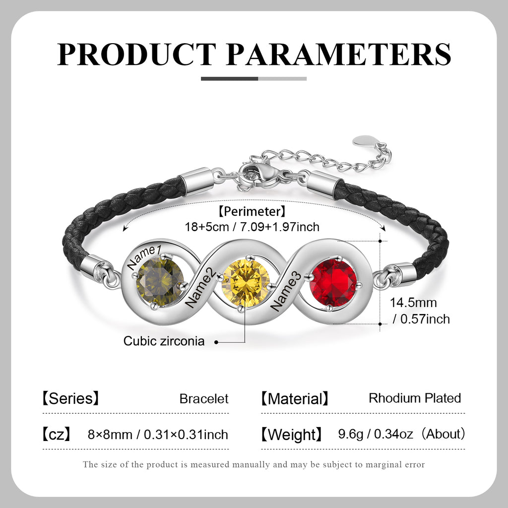Custom Birthstone Bracelet