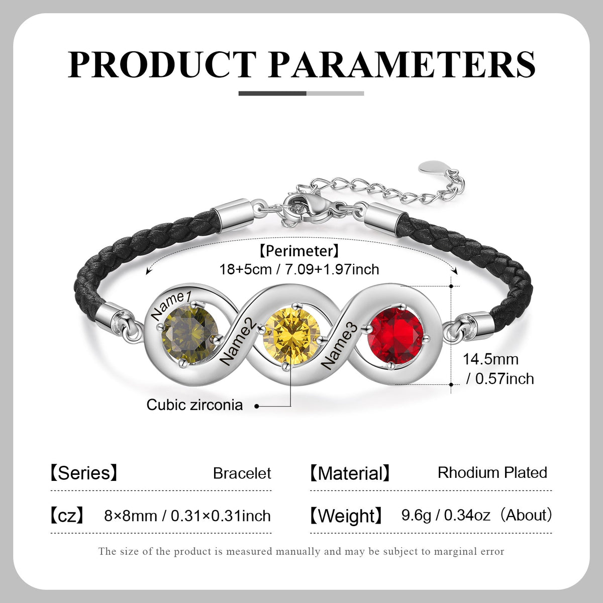 Custom Birthstone Bracelet
