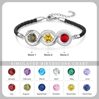 Custom Birthstone Bracelet