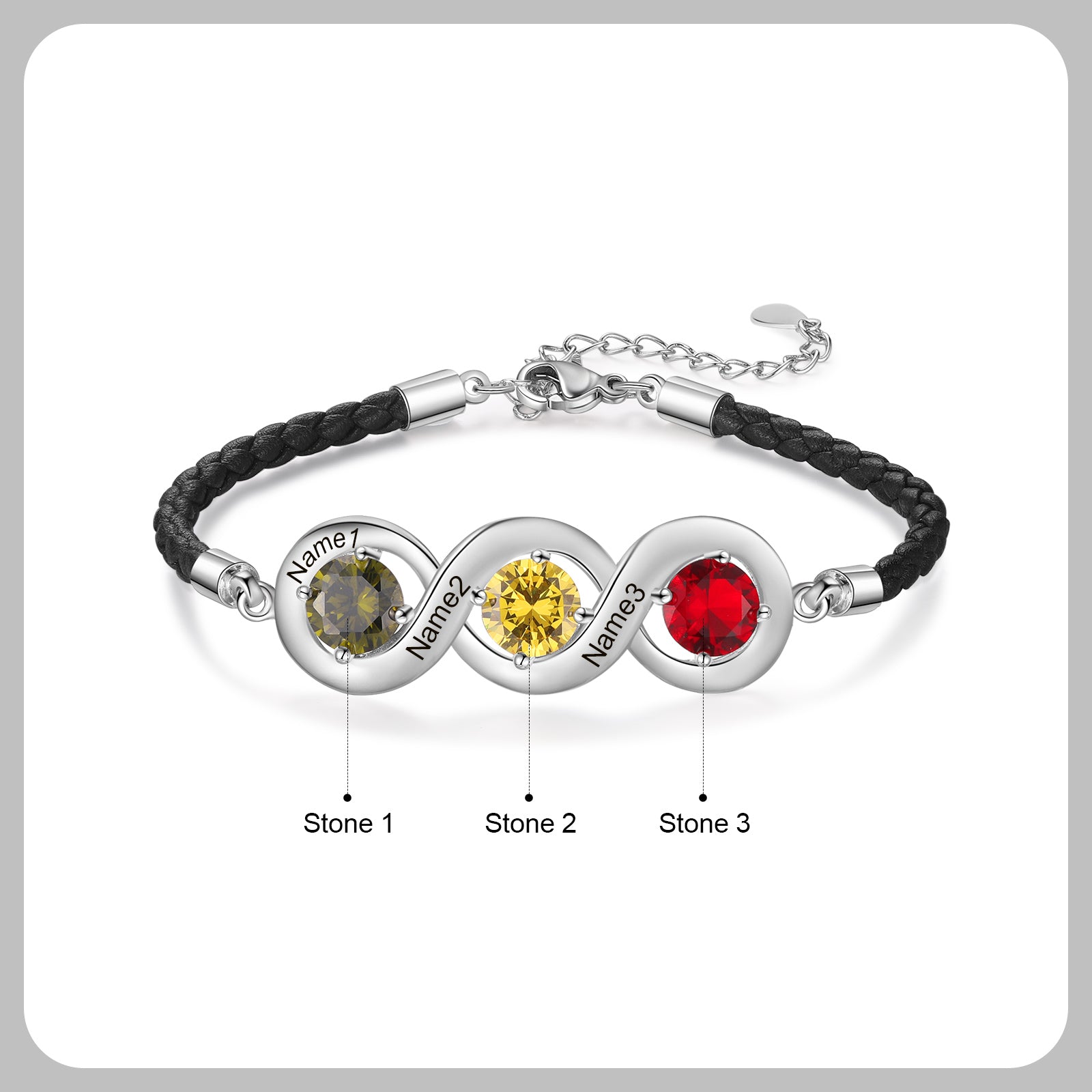 Custom Birthstone Bracelet