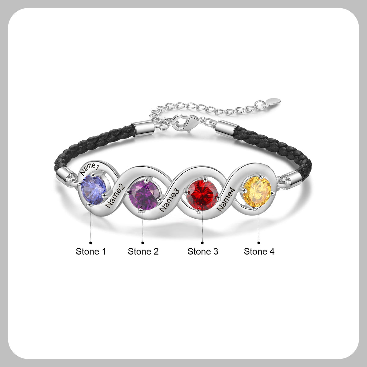Custom Birthstone Bracelet