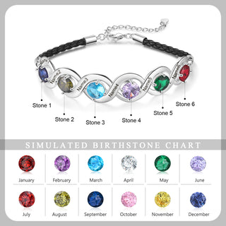 Custom Birthstone Bracelet