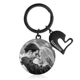 Custom Photo Couple Keychain
