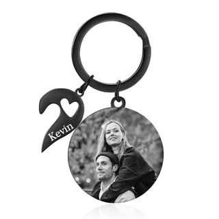 Custom Photo Couple Keychain