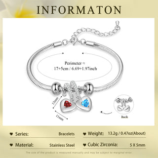 Custom Birthstone Bracelet