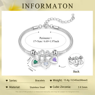 Custom Birthstone Bracelet