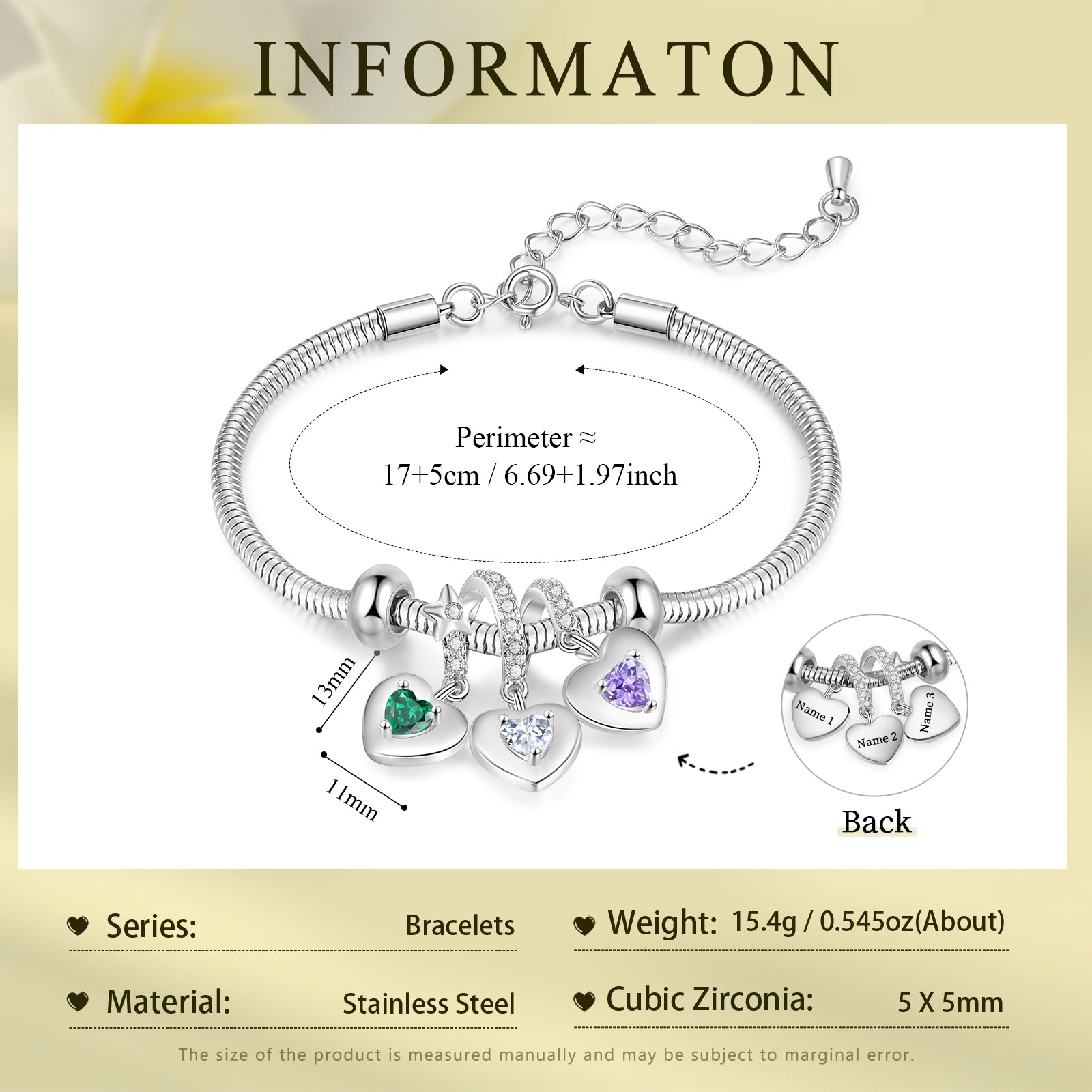 Custom Birthstone Bracelet