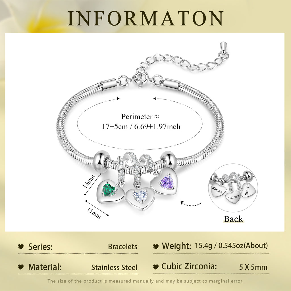 Custom Birthstone Bracelet