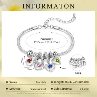 Custom Birthstone Bracelet