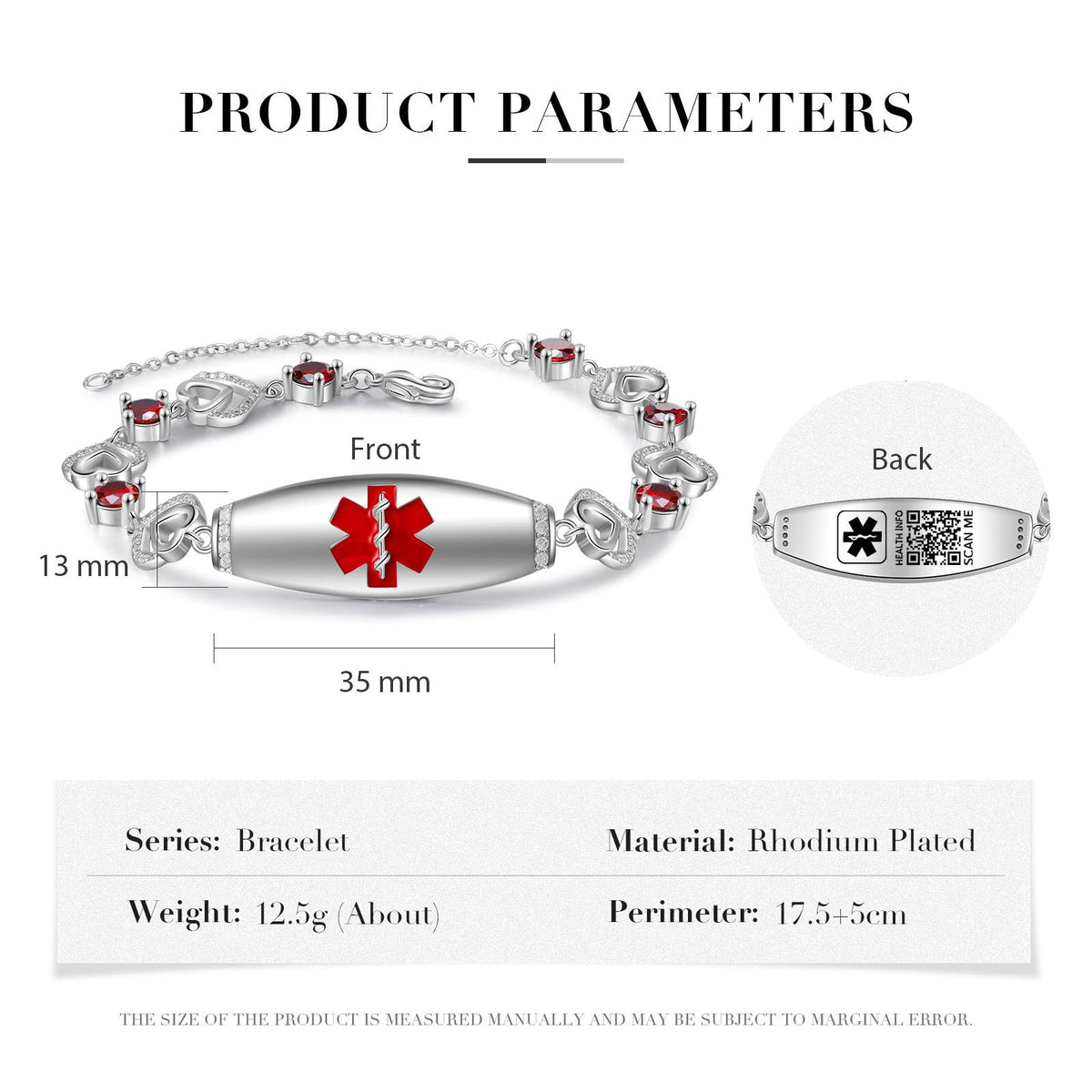 Custom Medical Bracelet