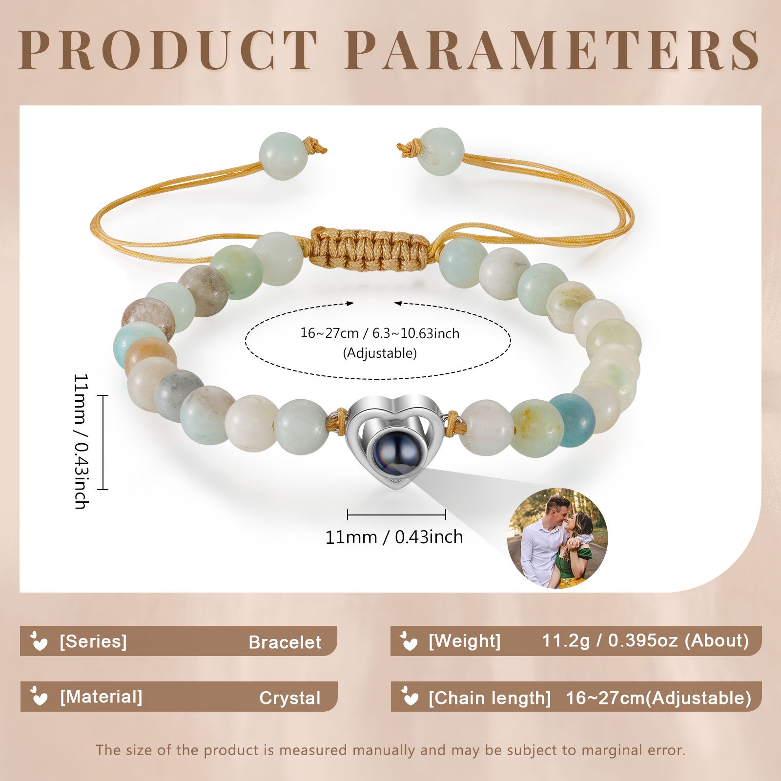 Custom Photo Projection Bracelet