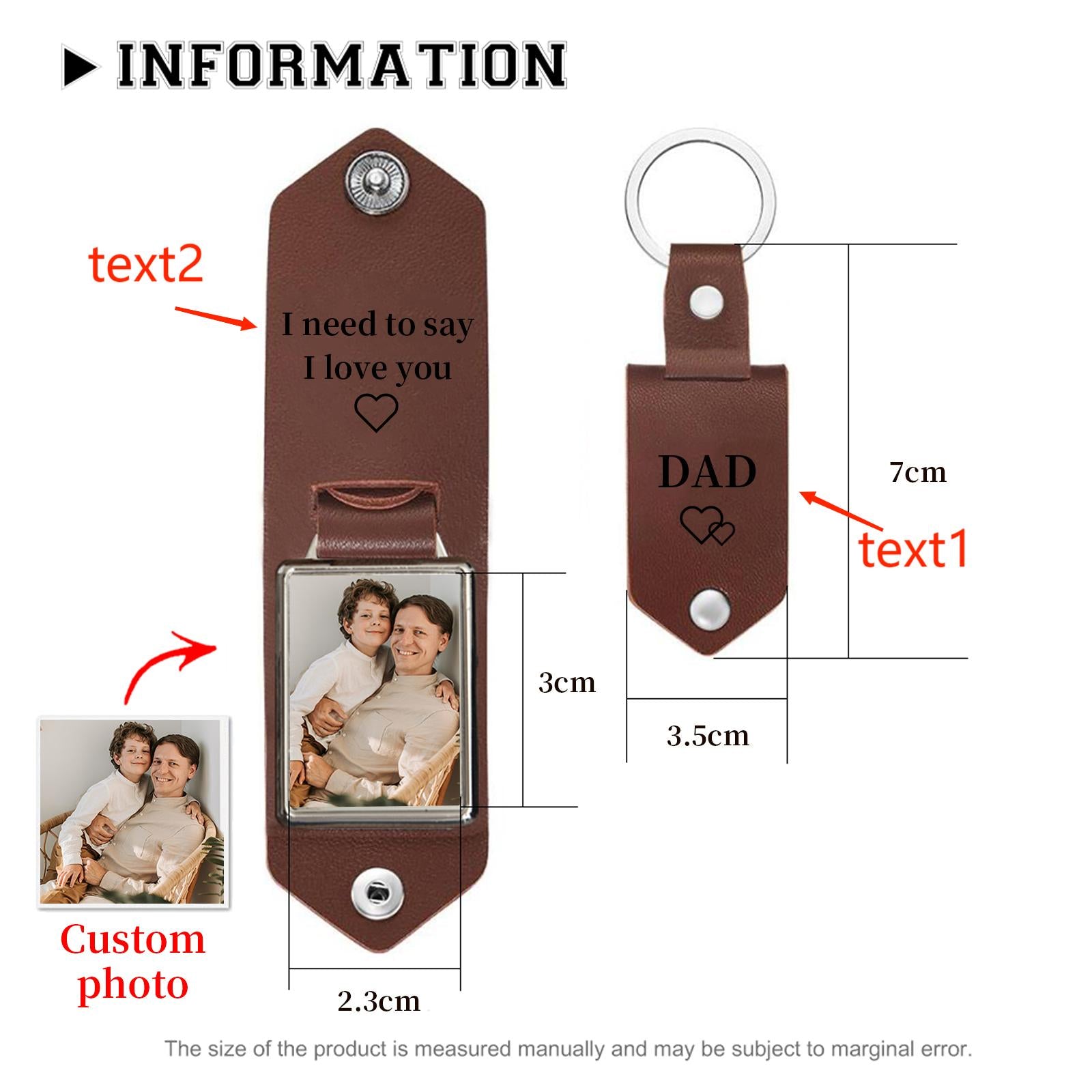 Custom Photo Keychain