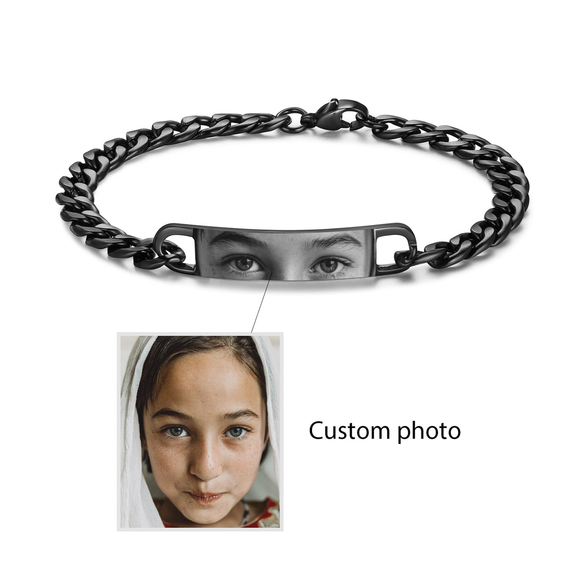 Custom Eyes photo Bracelet