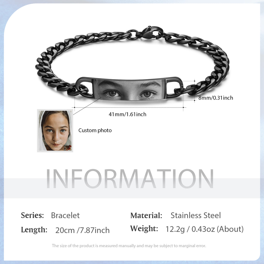 Custom Eyes photo Bracelet