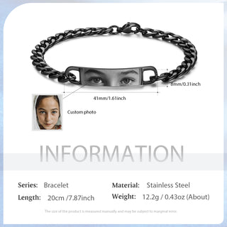 Custom Eyes photo Bracelet