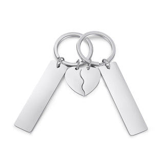 Custom Couple Keychain