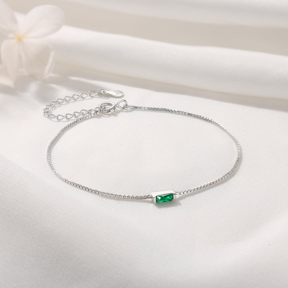925 Sterling Silver Custom Birthstone Bracelet