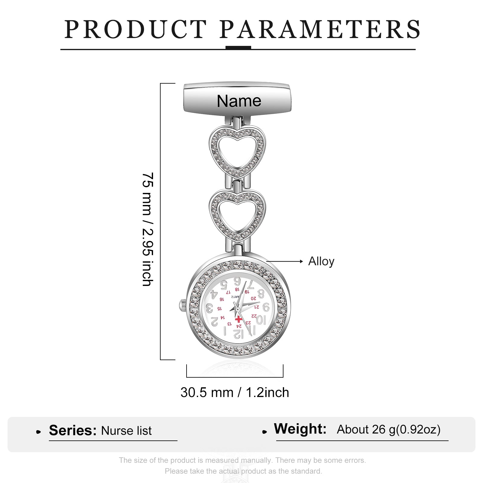 Custom Nurse Pocket Watch