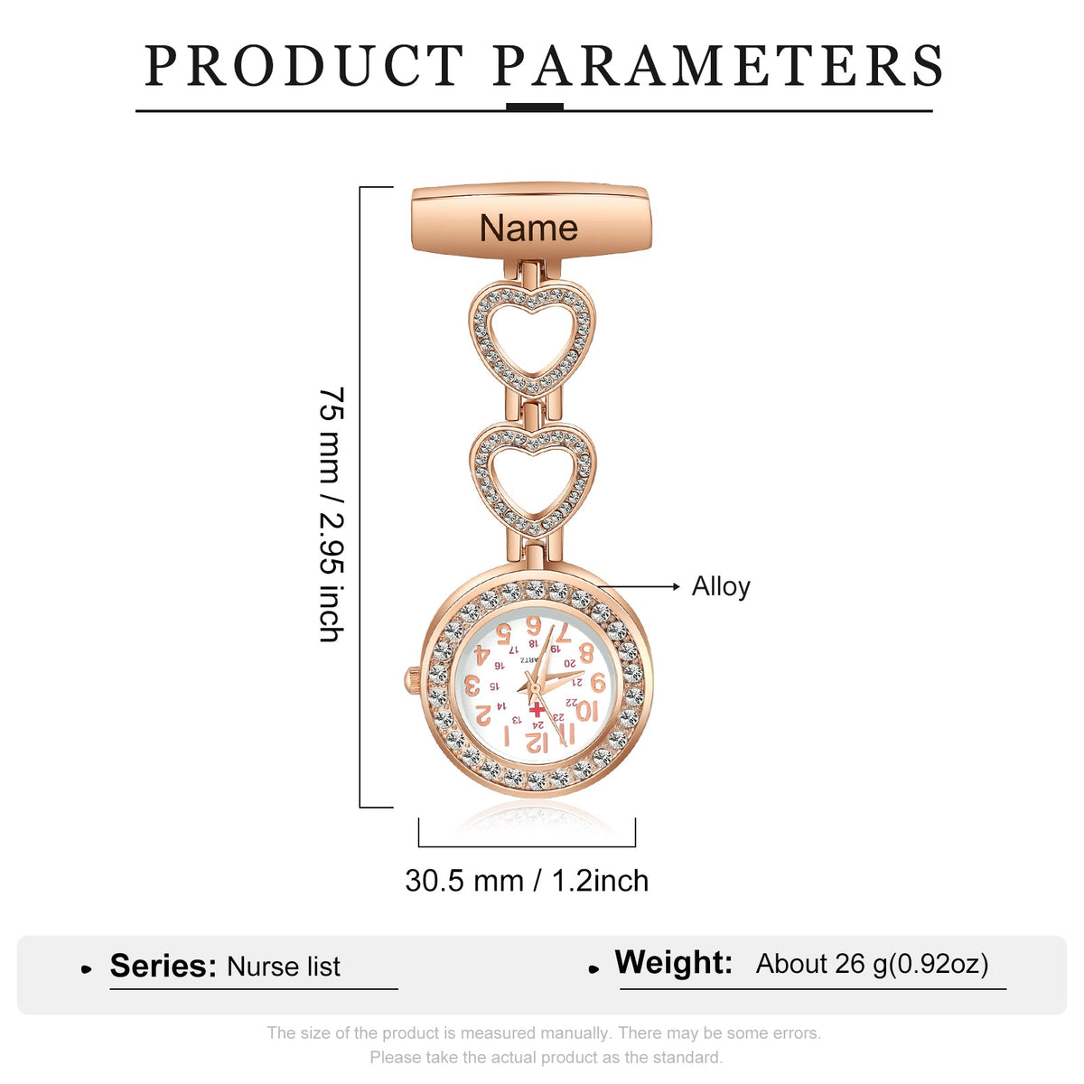 Custom Nurse Pocket Watch
